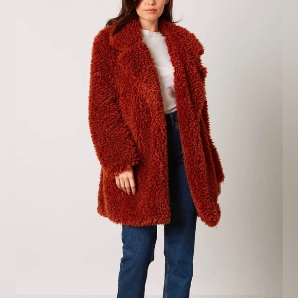 Rust Shag Coat - Picture 3 of 5